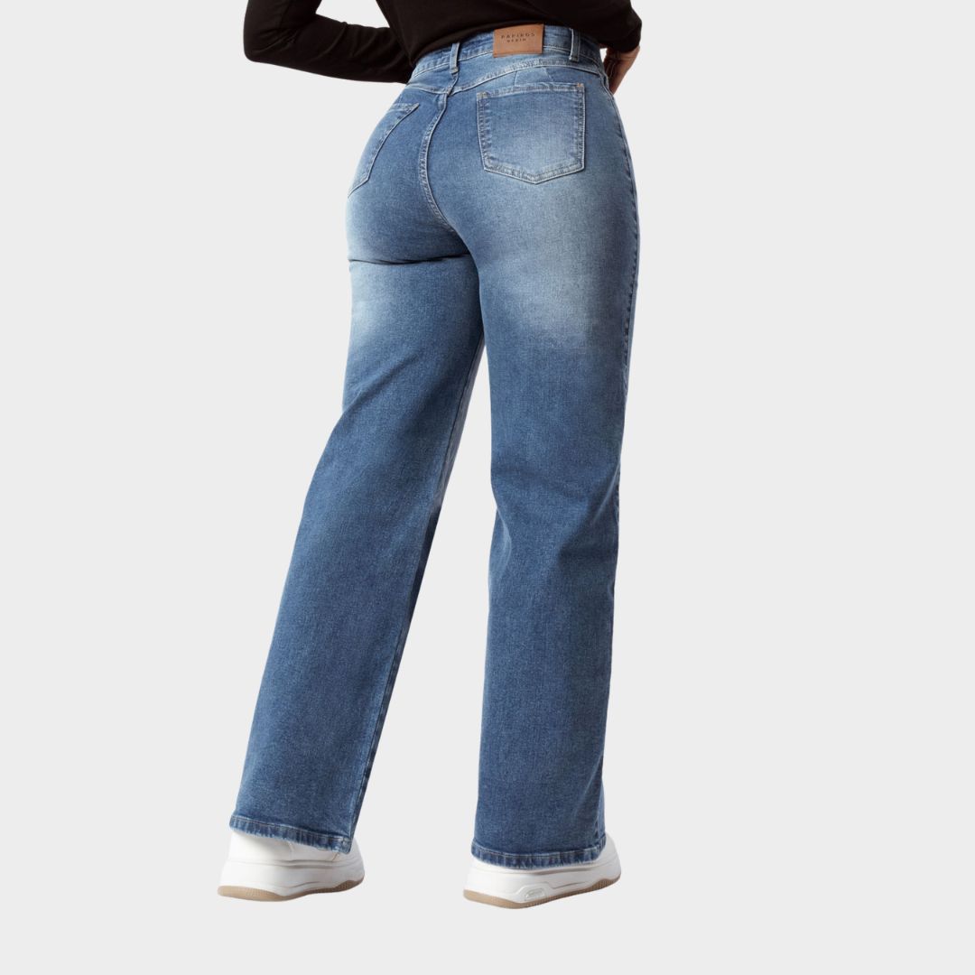jeans mujer alessia color maiz espalda#Color_Maiz
