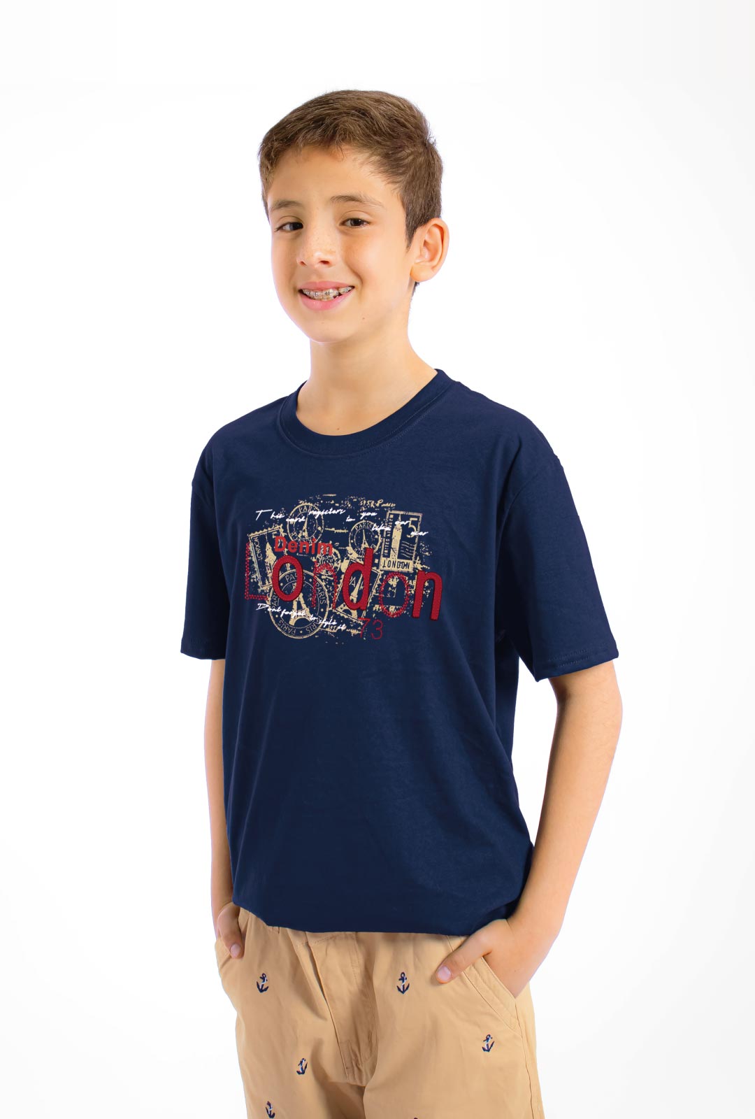 Polo para niño - Denim Signature