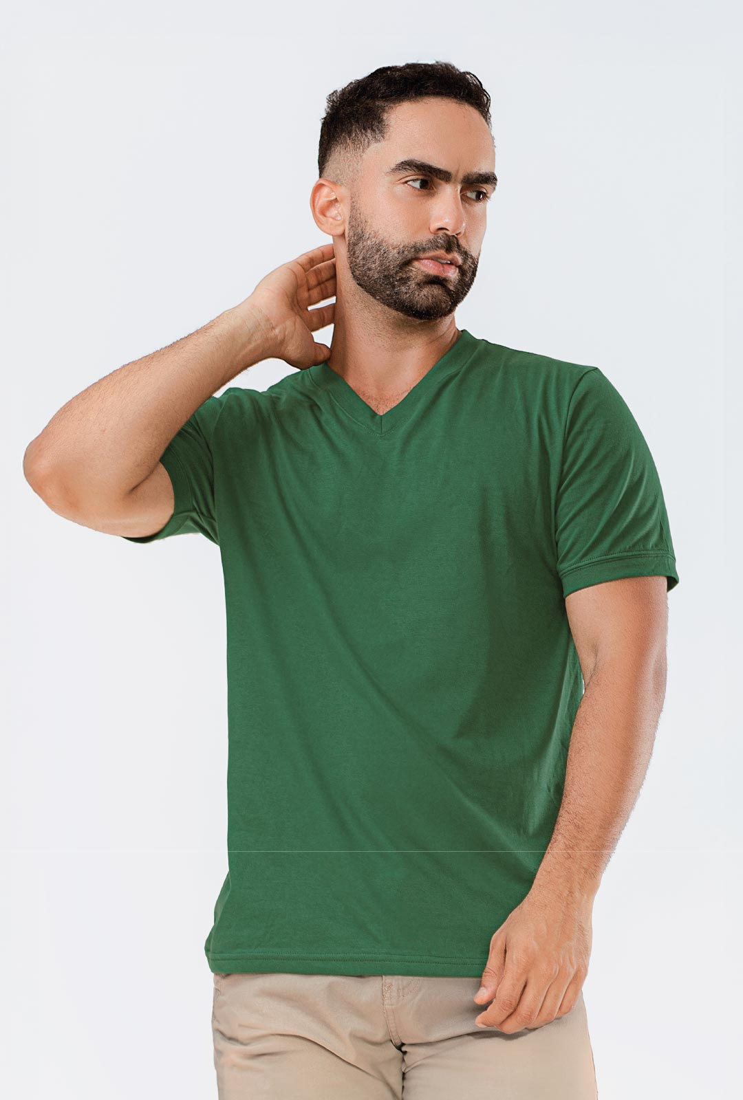 Polo para hombre - Básico Cuello V