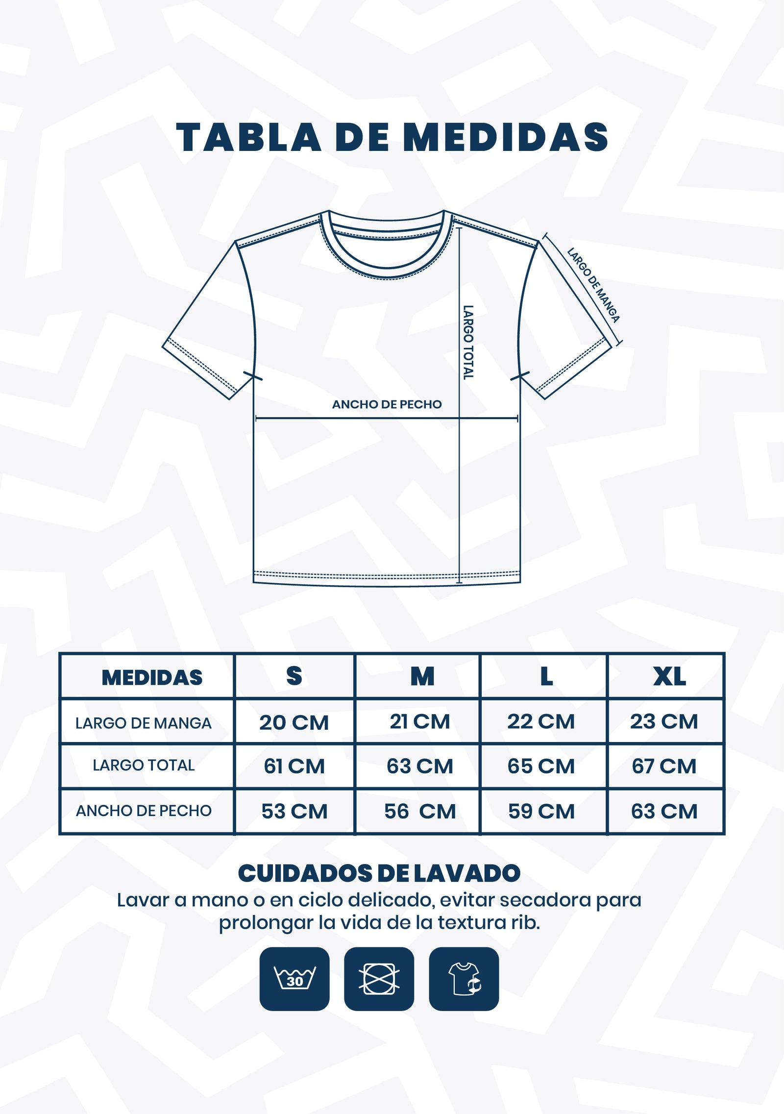 Guía de tallas