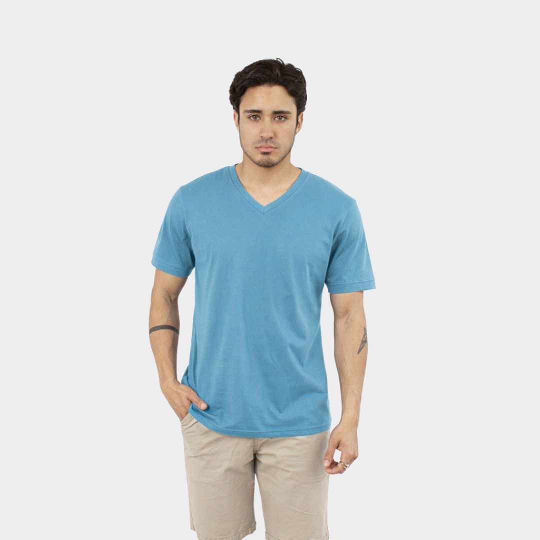 Polo para hombre - Básico Cuello V