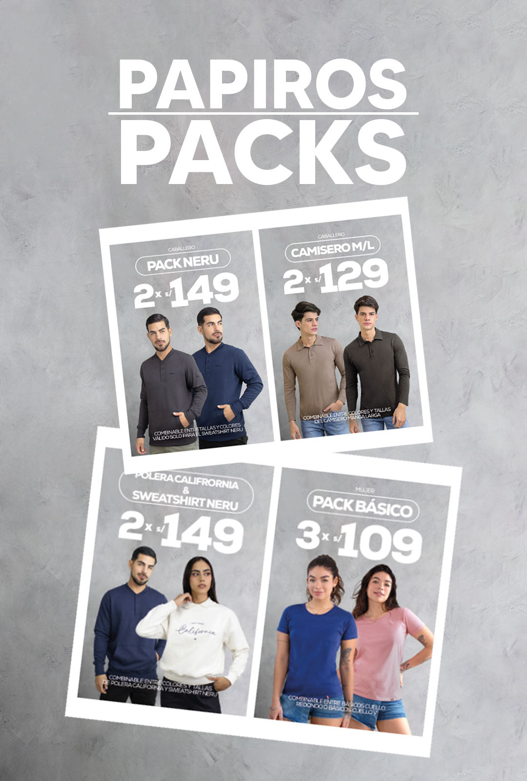 PACKS PAPIROS