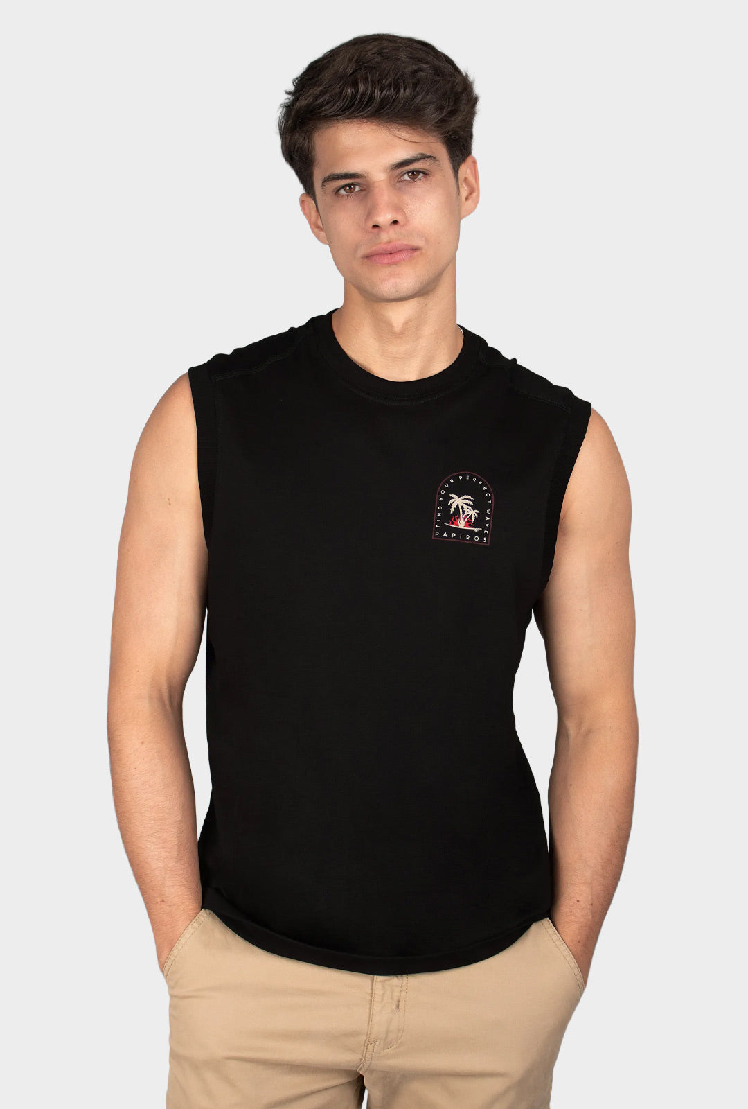 POLO-MANGA-CERO-MAUI-FRONTAL-NEGRO#Color_Negro